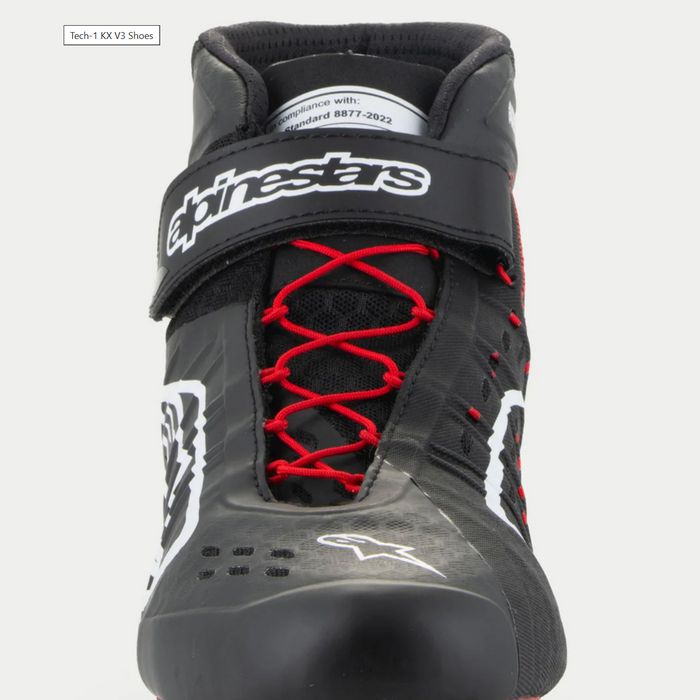 Alpinestars Alpinestars KX V3 Fia gekeurde kart schoenen Zwart