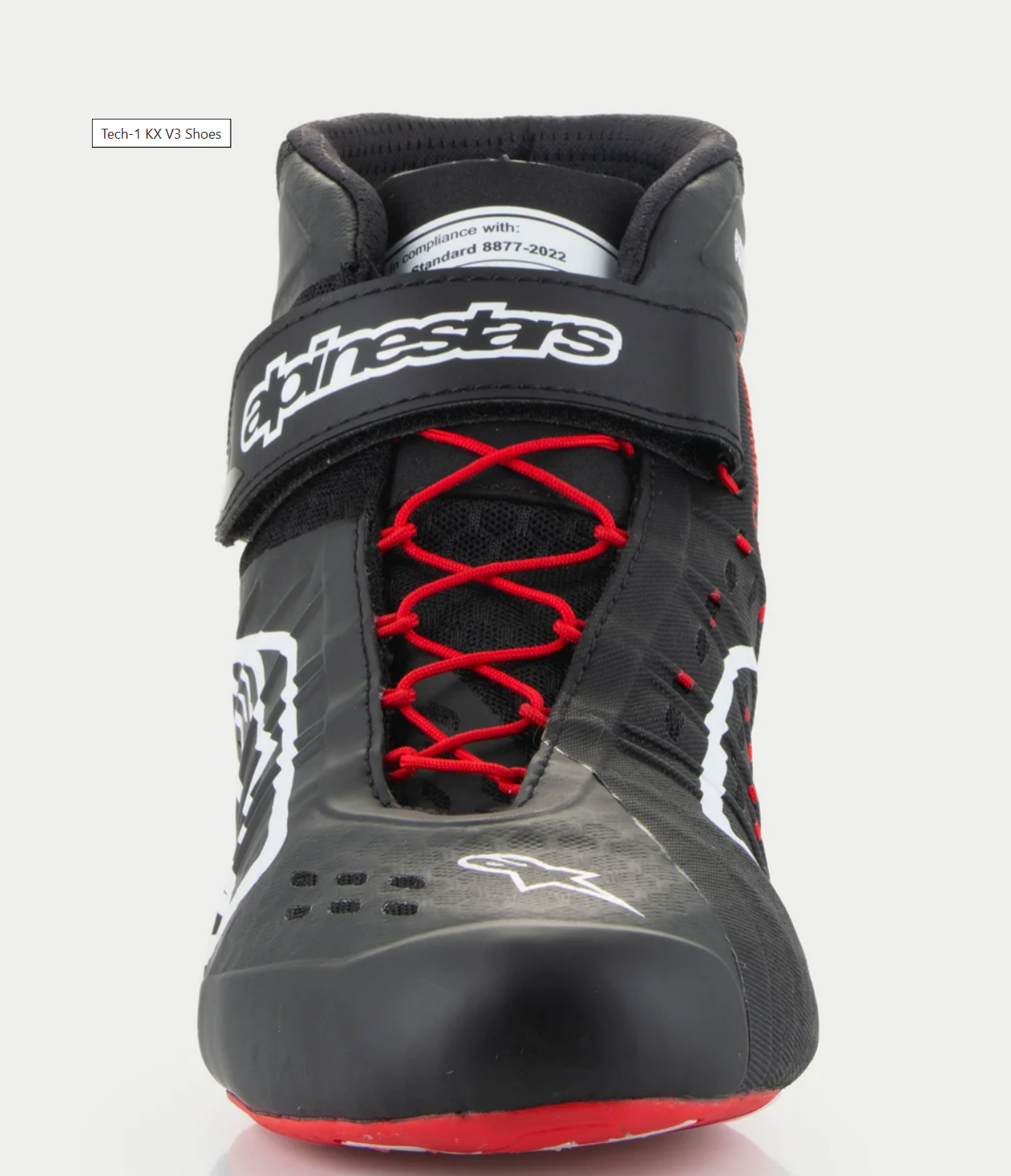 Alpinestars Alpinestars KX V3 Fia gekeurde kart schoenen Zwart