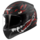 LS2 FF353 Rapid II Kaiju Matt zwart / rood