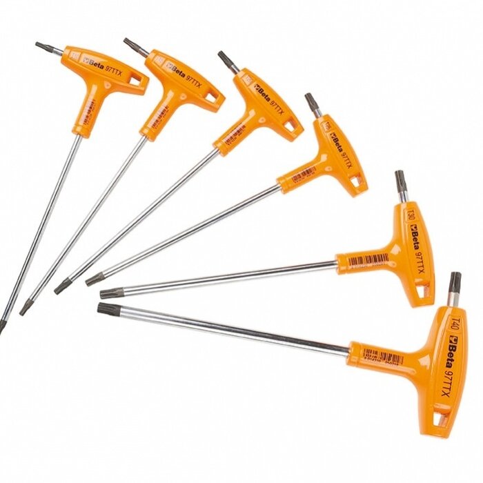 Beta Beta Haakse torx sleutel set 6 delig