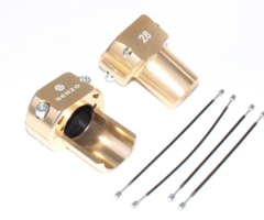 Senzo Senzo Achterbumper saver set 28MM Goud kleurig