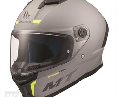 MT Helmets MT Helmets Stinger 2 matt grijs / fluor geel