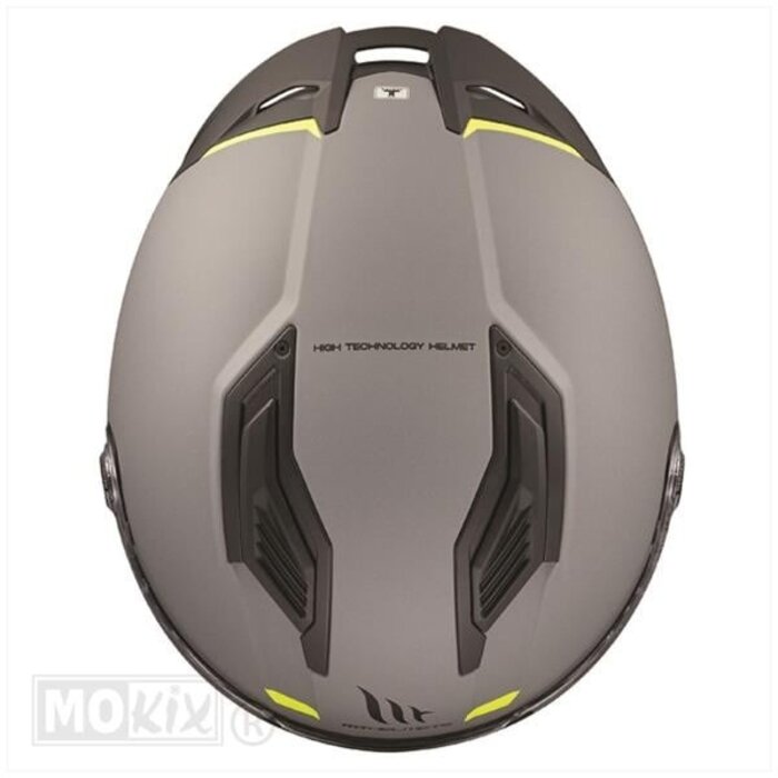MT Helmets MT Helmets Stinger 2 matt grijs / fluor geel