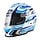 Zamp RZ-42Y Wit / blue