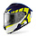 Airoh Spark Blauw / fluor geel matt