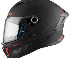MT Helmets MT Helmets Stinger 2 matt zwart / fluor oranje
