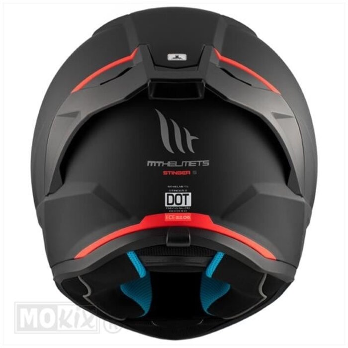 MT Helmets MT Helmets Stinger 2 matt zwart / fluor oranje