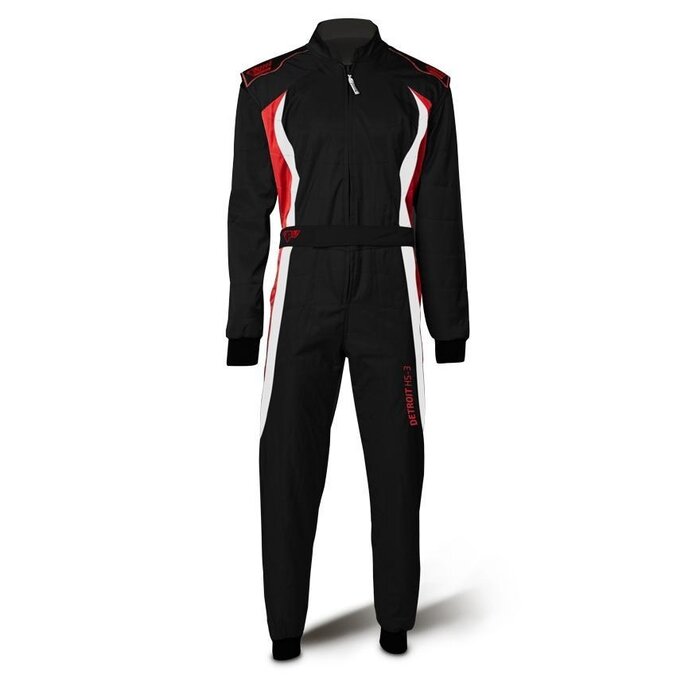Speed Racewear Speed hobby overall Detroit HS-3 Zwart / rood / wit