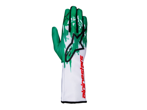 Alpinestars Alpinestars Tech 1-K V3 Wit / Groen / Rood (FIA- KARTING)