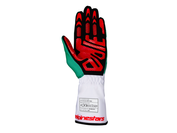 Alpinestars Alpinestars Tech 1-K V3 Wit / Groen / Rood (FIA- KARTING)