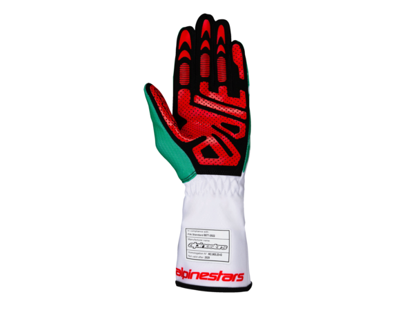Alpinestars Alpinestars Tech 1-K V3 Wit / Groen / Rood (FIA- KARTING)