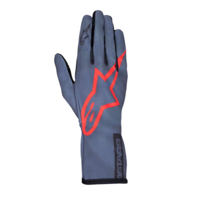 Alpinestars Alpinestars Tech 1-K V2 Pure gloves asphalt / rood / charcoal
