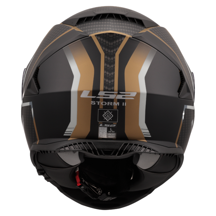 LS2 LS2 FF800 Storm II tracker matt zwart / Goud / grijs