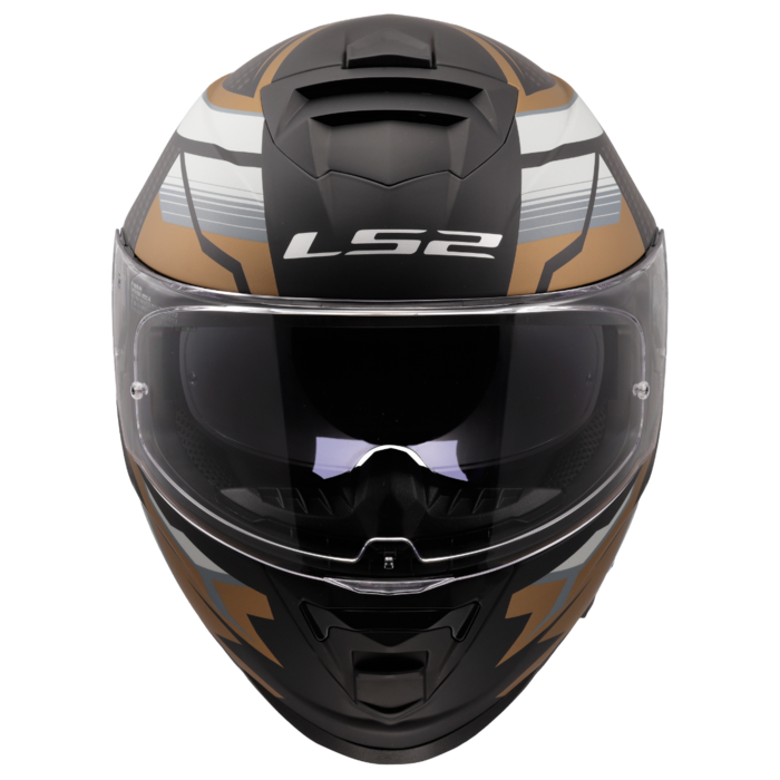 LS2 LS2 FF800 Storm II tracker matt zwart / Goud / grijs