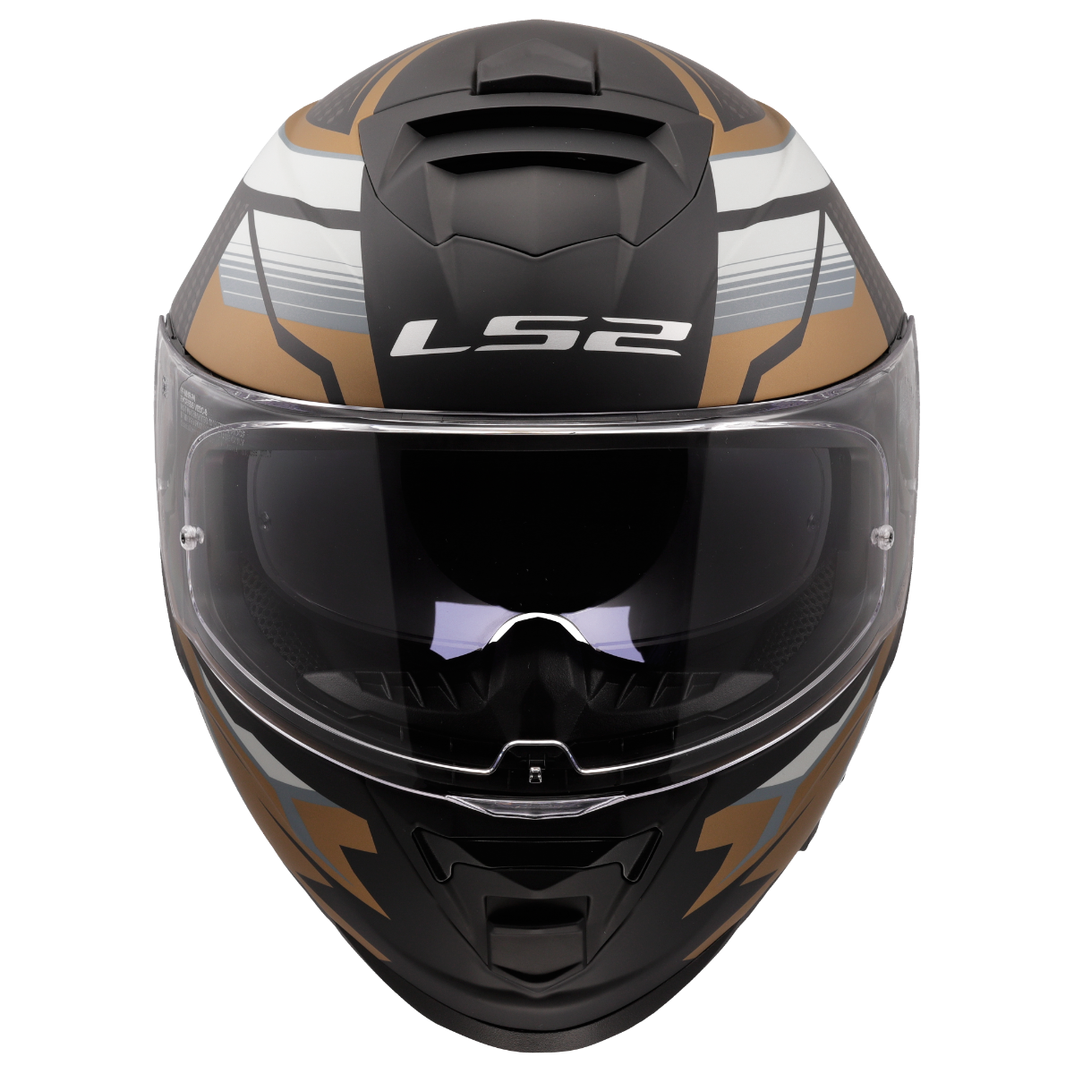 LS2 LS2 FF800 Storm II tracker matt zwart / Goud / grijs