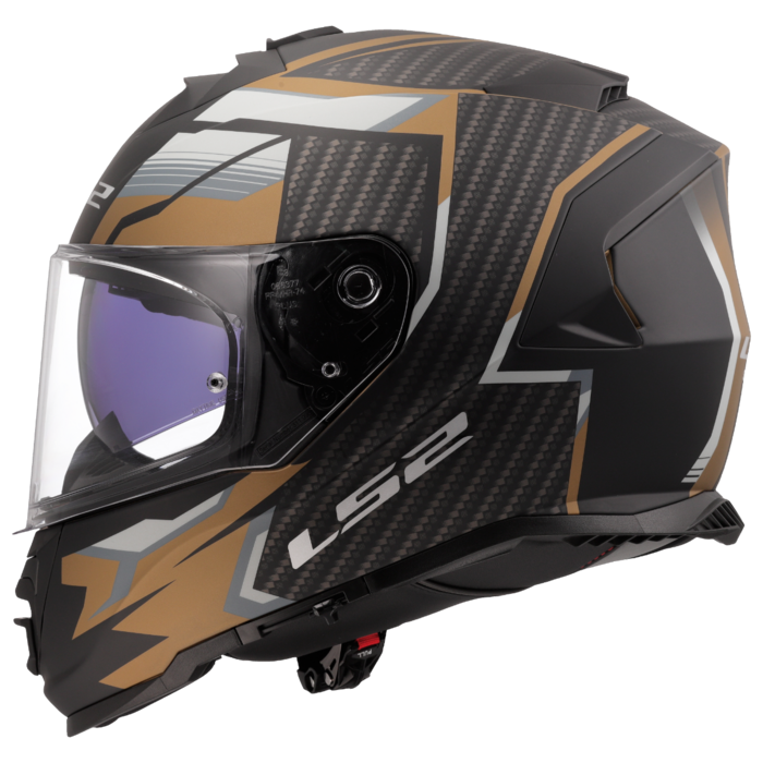 LS2 LS2 FF800 Storm II tracker matt zwart / Goud / grijs