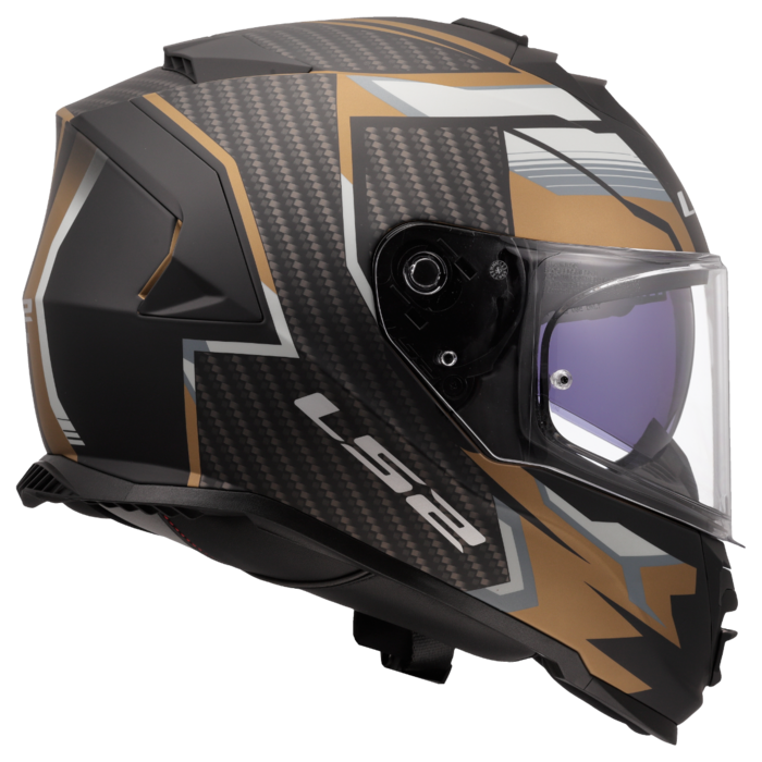 LS2 LS2 FF800 Storm II tracker matt zwart / Goud / grijs