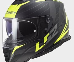 LS2 LS2 FF800 Strom II Nerve - Mat zwart / Fluor geel