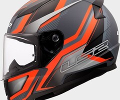 LS2 LS2 FF353 Rapid II Flitz Matt Oranje / grijs