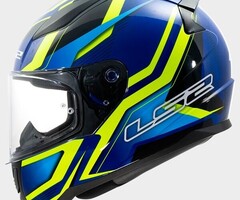 LS2 LS2 FF353 Rapid II Flitz Blauw / fluor geel