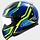 LS2 FF353 Rapid II Flitz Blauw / fluor geel