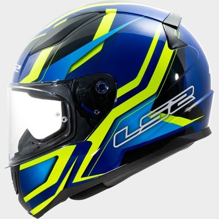 LS2 LS2 FF353 Rapid II Flitz Blauw / fluor geel