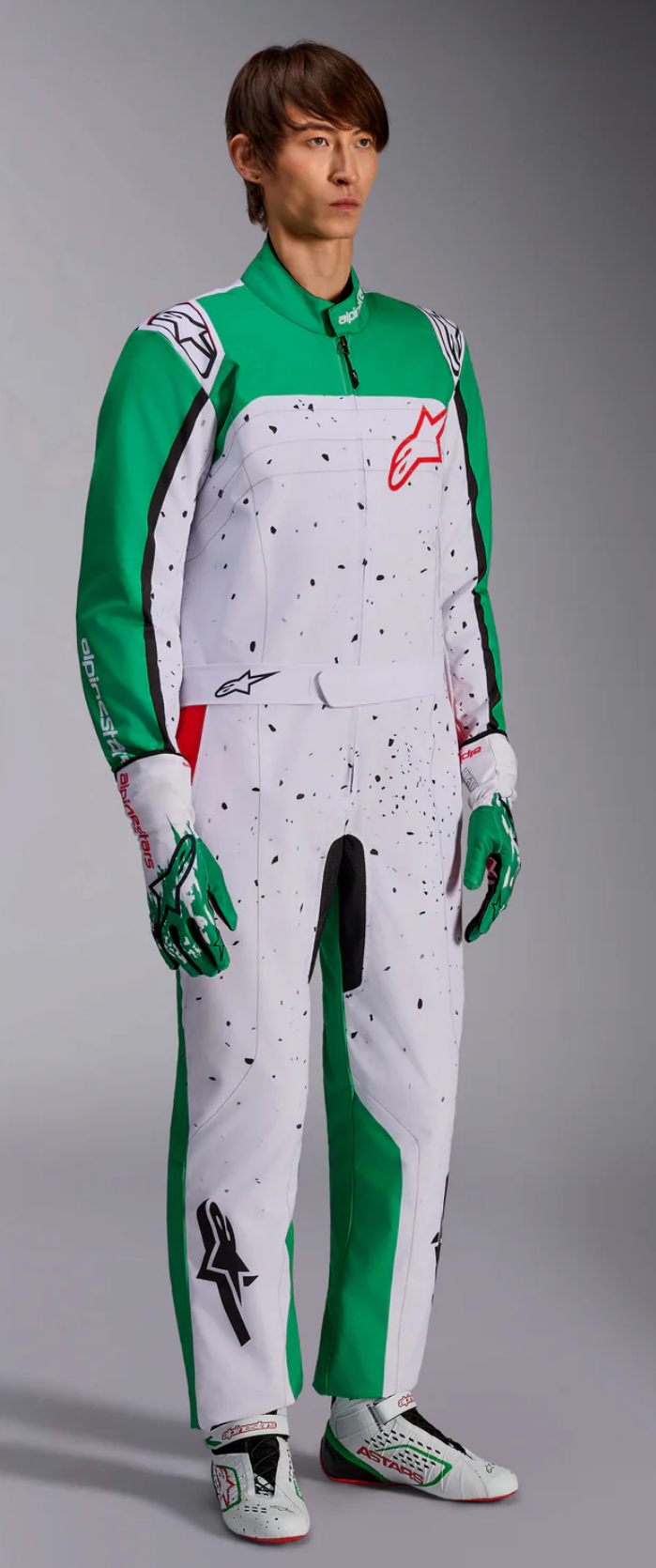 Alpinestars Alpinestars KMX-9 V3 Graphic 6 Wit / groen / rood