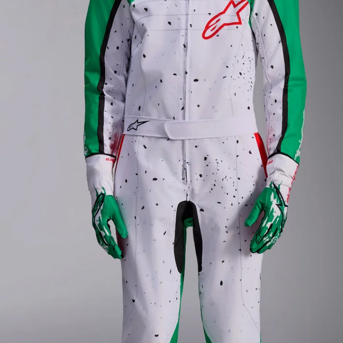 Alpinestars Alpinestars KMX-9 V3 Graphic 6 Wit / groen / rood