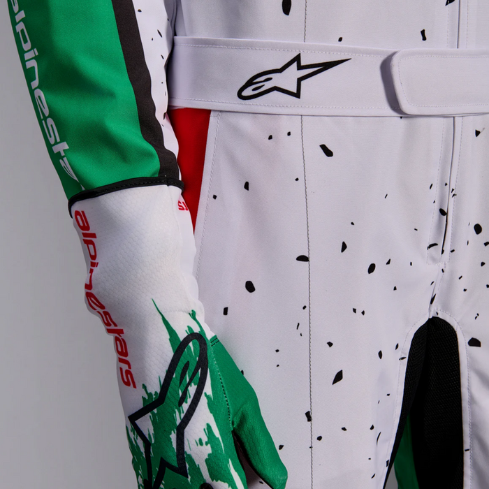 Alpinestars Alpinestars KMX-9 V3 Graphic 6 Wit / groen / rood