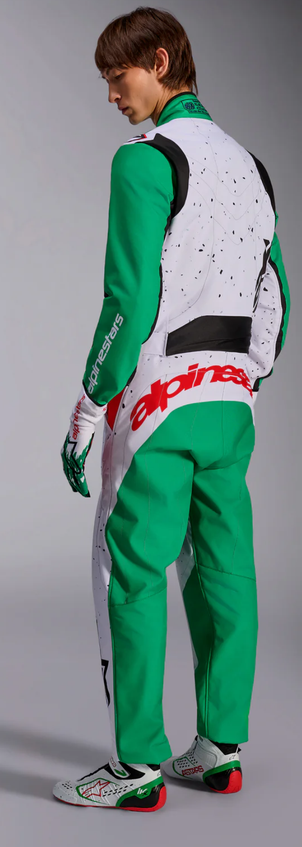 Alpinestars Alpinestars KMX-9 V3 Graphic 6 Wit / groen / rood