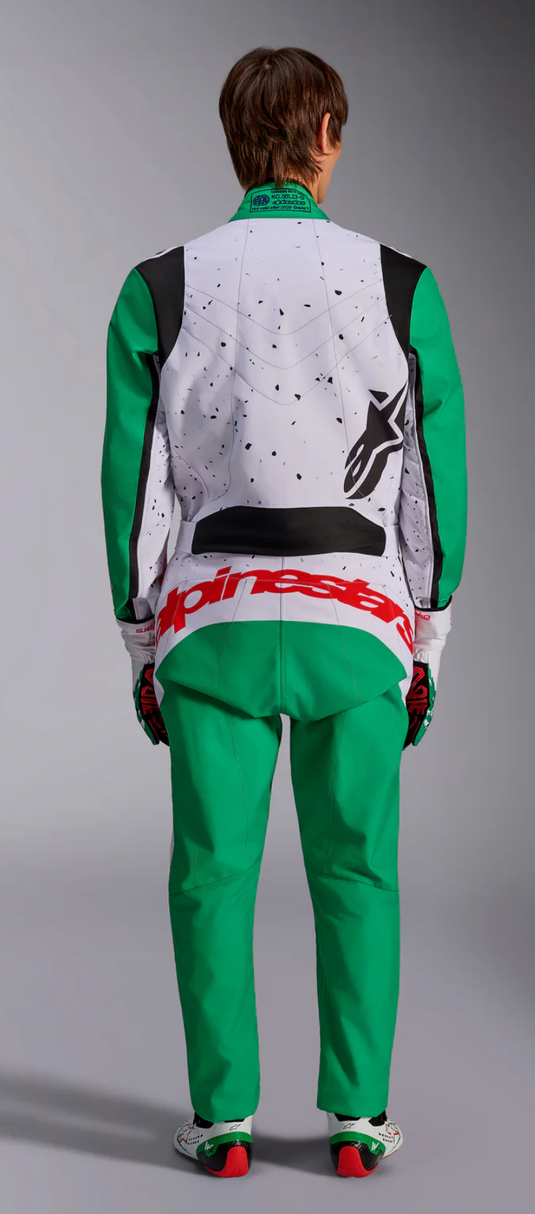 Alpinestars Alpinestars KMX-9 V3 Graphic 6 Wit / groen / rood