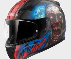 LS2 LS2 FF353 Rapid II Zombie zwart / rood