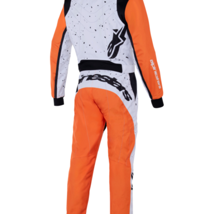 Alpinestars Alpinestars KMX-9 V3 Graphic 6 Wit / oranje / zwart
