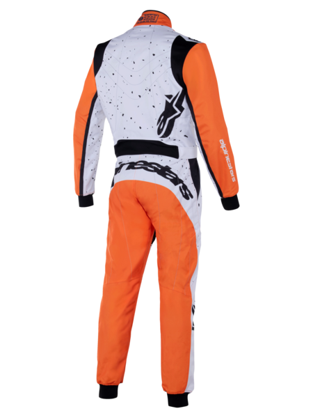 Alpinestars Alpinestars KMX-9 V3 Graphic 6 Wit / oranje / zwart