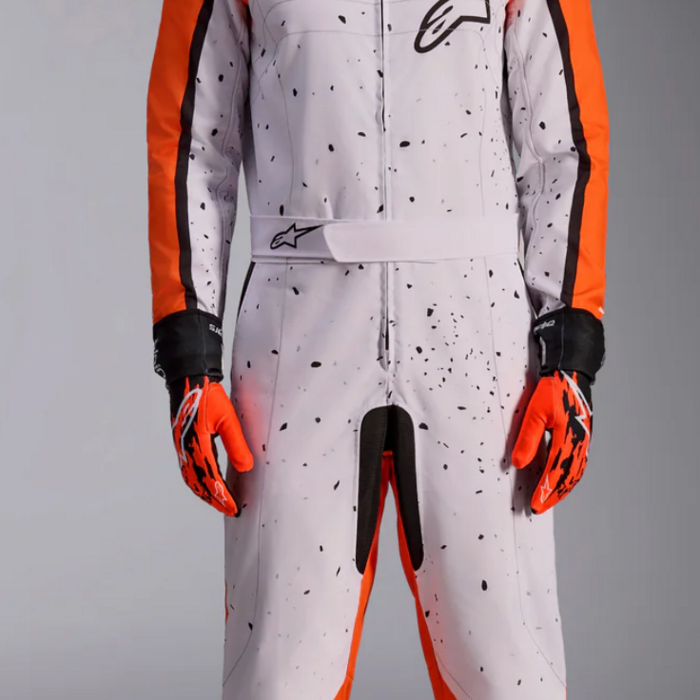 Alpinestars Alpinestars KMX-9 V3 Graphic 6 Wit / oranje / zwart