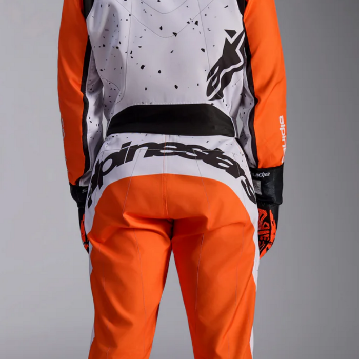 Alpinestars Alpinestars KMX-9 V3 Graphic 6 Wit / oranje / zwart