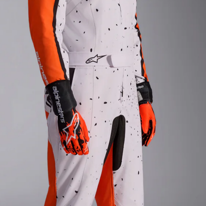 Alpinestars Alpinestars KMX-9 V3 Graphic 6 Wit / oranje / zwart
