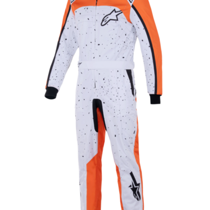 Alpinestars Alpinestars KMX-9 V3 Graphic 6 Wit / oranje / zwart