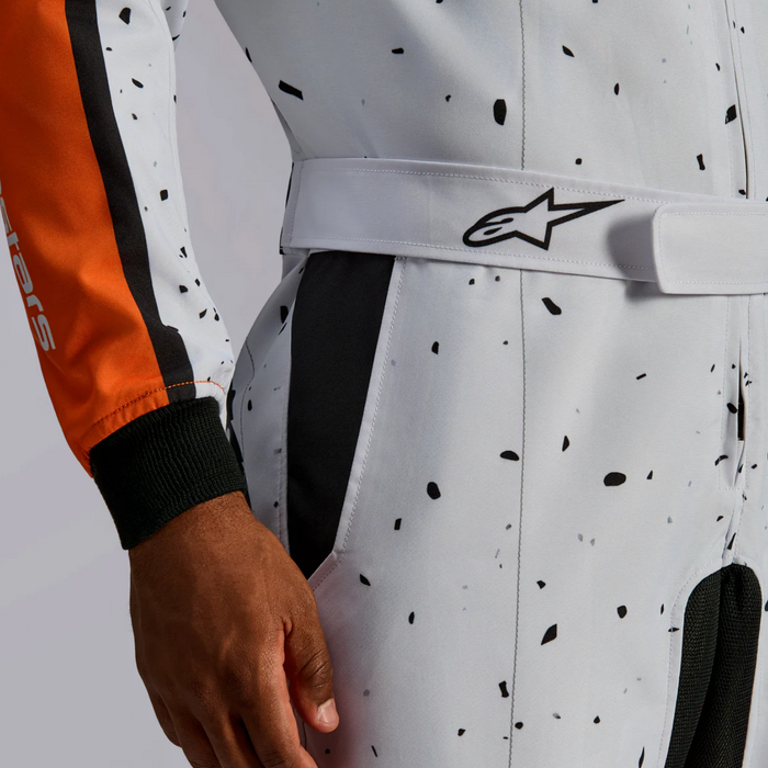 Alpinestars Alpinestars KMX-9 V3 Graphic 6 Wit / oranje / zwart