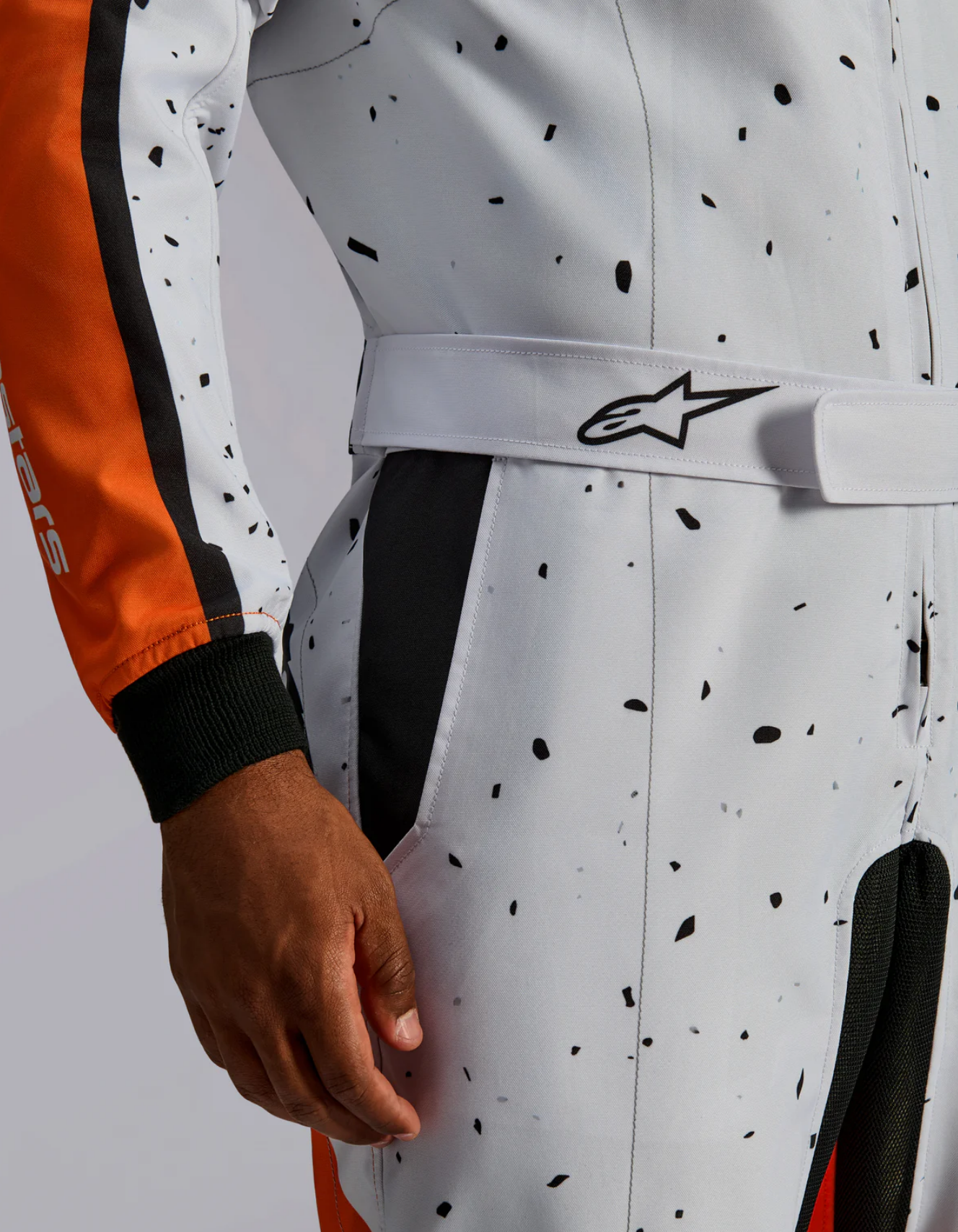 Alpinestars Alpinestars KMX-9 V3 Graphic 6 Wit / oranje / zwart