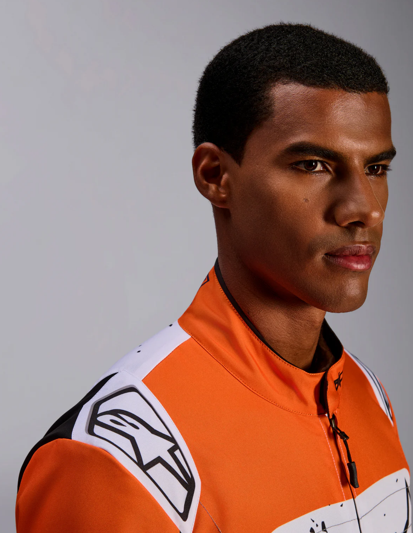 Alpinestars Alpinestars KMX-9 V3 Graphic 6 Wit / oranje / zwart