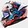 LS2 FF808 Stream II Inferno wit/ blauw