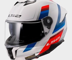 LS2 LS2 FF808 Stream II Vintage wit / blauw / rood