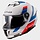 LS2 FF808 Stream II Vintage wit / blauw / rood