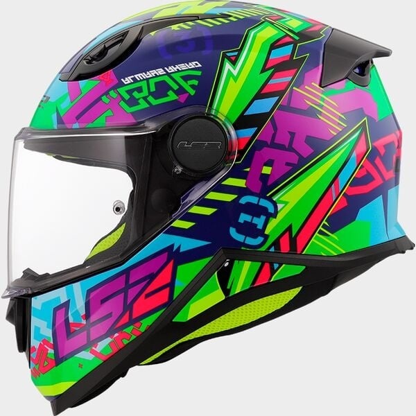 LS2 LS2 FF812 Kids Svent blauw / groen