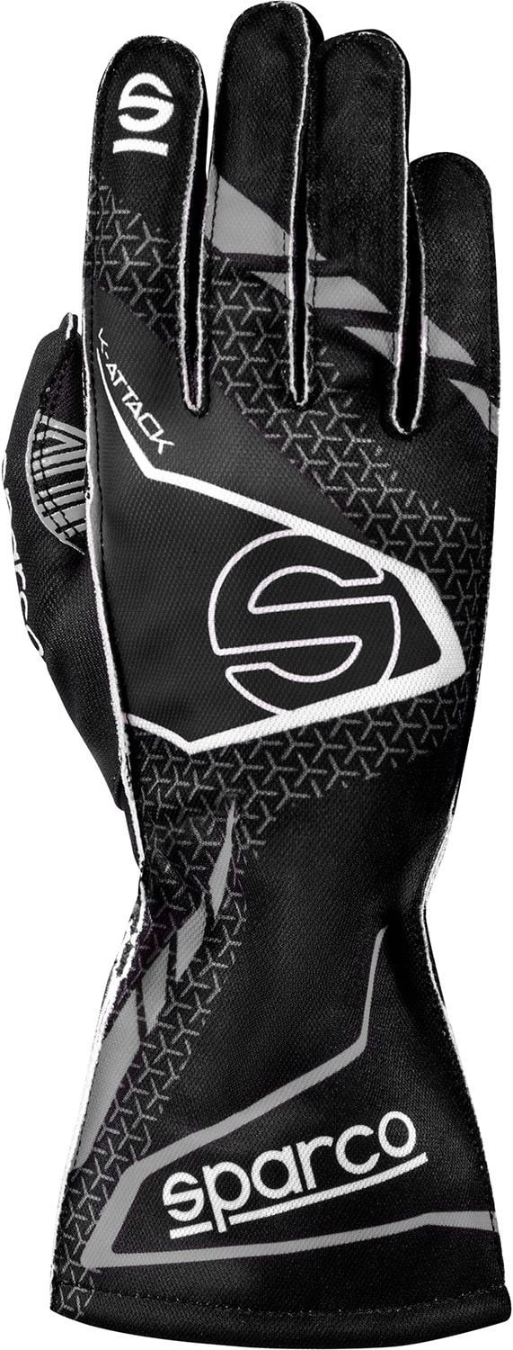 Sparco Sparco K-attack kart handschoenen zwart / grijs