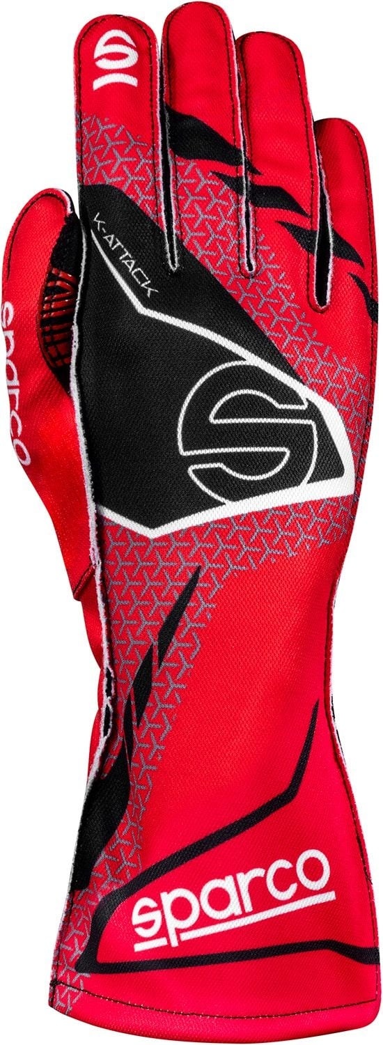 Sparco Sparco K-attack kart handschoenen Rood / zwart