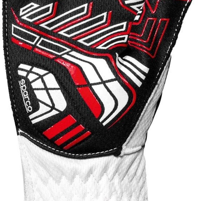 Sparco Sparco K -Arrow+ (FIA 8877-2022) kart handschoenen Wit / Zwart