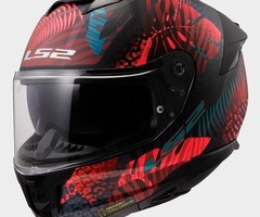 LS2 LS2 FF808 Stream II Jungle matt zwart / roze / blauw