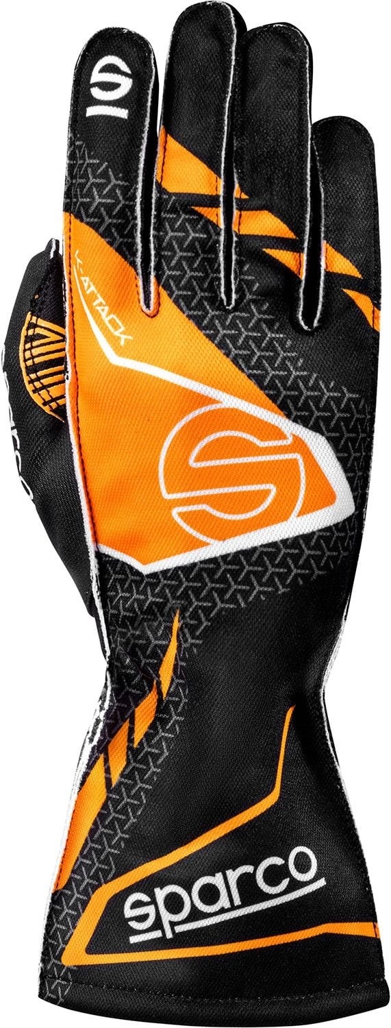 Sparco Sparco K-attack kart handschoenen Zwart / oranje